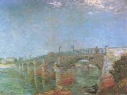The Seine Bridge at Asnieres (nn04) Vincent Van Gogh